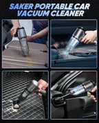 Car Vacuum Portable Cordless Handheld Car Vacuum 15000PA High Power with Brushless Motor and Blower for Cars,Office,Home Cleaning HL107B