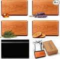 Car Air Freshener Starter Kit - Wood Car Freshener for Visor Clip - Long Lasting Car Scent - Car Odor Eliminator - CLIP INCLUDED
