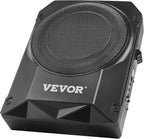 10" 400W Underseat Car Subwoofer, Slim Powered Car Subwoofers Under The Seat, Low Profile Audio Sub Built-in Amplifier, High/Low Level Input & Volume Controller for SUVs, Car, Truck, RV