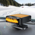 12V Car Heater for Vehicle 2-in-1 Portable Car Heater with 360°Rotation Defroster Windshield Heater That Plugs Into Cigarette Lighter for Vehicle SUV Trucks & RVs