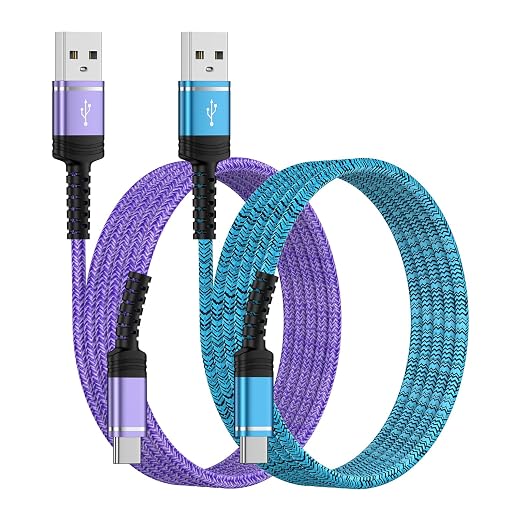 6FT Type C Car Charger Cable Fast Charging Cord for iPhone 17E/Air/17 Pro Max/16 Pro Max/16e/16/15 Pro/15 Plus,USB to USB C Car Charger Cable USB A to USBC Fast 16e 17 Charging Cord Type C Power Cords