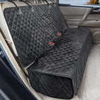 Dog Car Seat Cover for Back Seat,Car Seat Protector for Dogs Nonslip Water Proof Universal Fit Dog Car Seat Cover for ISOFIX Truck SUV(Large,Black)