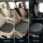 Memory Foam Car Seat Cushion for Driver - Heightening Seat Pad for Short Drivers, Relieves Pressure for Long Drives - Non-Slip Car Booster Cushion for Office, Truck, Wheelchair
