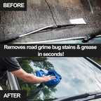 Windshield Washer Concentrate - 473ml, 2-in-1 All-Season Cleaner & Anti-Freeze, Up to -25°F (-31.5°C) Freeze Protection, Streak-Free Cleaning, Bug and Tar Removal
