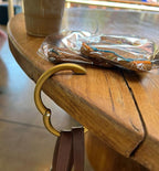 Bag Hanger Collection, The Ring that Opens into a Hook, Auto Closes | Holds 15 kg, Needs only 10mm to Hang a Hand Bag, Easy to Use with One Hand, The Instant Bag Hanger, 3 yr Warranty