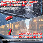 Car Water Repellent & Anti-Fog for Windshield – Quick Interior & Exterior Glass Treatment Bundle, Rain Repellent & Antifogging Fluid for Windows, Mirrors, Paint – Pack of 2