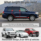 65Ft(20M) Door Edge Guard Black Car Door Edge Protector, PVC U Shape Trim with Metal Sheet No Adhesive Needed Easy to Install Universal Fit for Most Vehicles