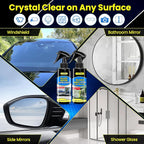 CYTITZHEN Water Repellent & Anti-Fog Spray for Quick Car Interior & Exterior Glass Care - Long-Lasting Hydrophobic Coating for Windshield, Windows, Mirrors & Helmets - Pack of 2