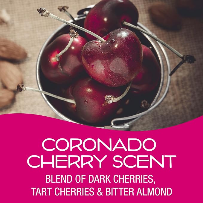 Can Air Freshener and Odor Neutralizer by, Set of 12 Spillproof Cans for Home and Car, Coronado Cherry, 1.5 Oz Each