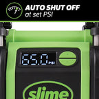 40083 Tire Inflator, Super Duty Pro Power, Battery Connection, Dual Piston, with Digital 0-99 psi Gauge, Long Hose and LED Light, Alligator Clips, 2 min Inflation