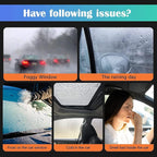 Car Heater,12V 150W Portable 2-in-1 Heating and Cooling Fan with Cigarette Lighter Plug, 360 Rotation Base Windshield Defogger Defroster for All Cars