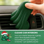 Car Cleaning Gel Putty - Pine Scented Interior Detailing Tool for Cup Holders, Air Vents & Keyboard - Reusable Auto Detailing Accessories - Dust Remover Goop