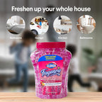 Fraganzia Crystal Beads Air Freshener, Long Lasting Room Deodorizer and Odor Eliminator Gel Beads to Freshen Home, Car, or Office, Spring Scent, 12 Fl Oz