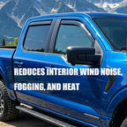 Window Visors Rain Guards for Jeep Wrangler JL 18-26 Gladiator 2020-2026 | In-Channel Window Deflectors, Vent Visor, Sun Shades, Window Shields, Truck Accessories, Dark Smoke
