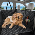 Hard Bottom Dog Car Seat Cover, Back Seat Extender for Dogs Holds 500lbs | Honeycomb board, Waterproof, non-slip dog hammock for car SUV back seat, fits most cars, Mesh window & 2 storage pockets