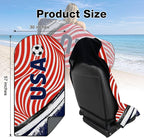 Car Seat Cover Towel, Universal Fit Front Seat 57 x 30 Inch Non Slip Soft Waterproof Absorbent instantly Sweat Protector, for Gym Workout, Swimming, Beach, Soccer, Pet travel (America Soccer Style)