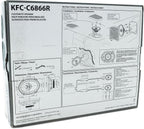 KFC-C6866R Road Series Car Speakers (Pair) - 6"x8" 2-Way Car Coaxial Speakers, 250W, 4-Ohm Impedance, Cloth Woofer & Balanced Dome Tweeter, Heavy Duty Magnet Design