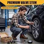 700 Pieces TR413 Valve Stems Tubeless Bulk Rubber Snap-in Valve Stems for 0.453 Inch Rim Holes, Black Standard Length Replacement Tool for Car Tubeless Replacement