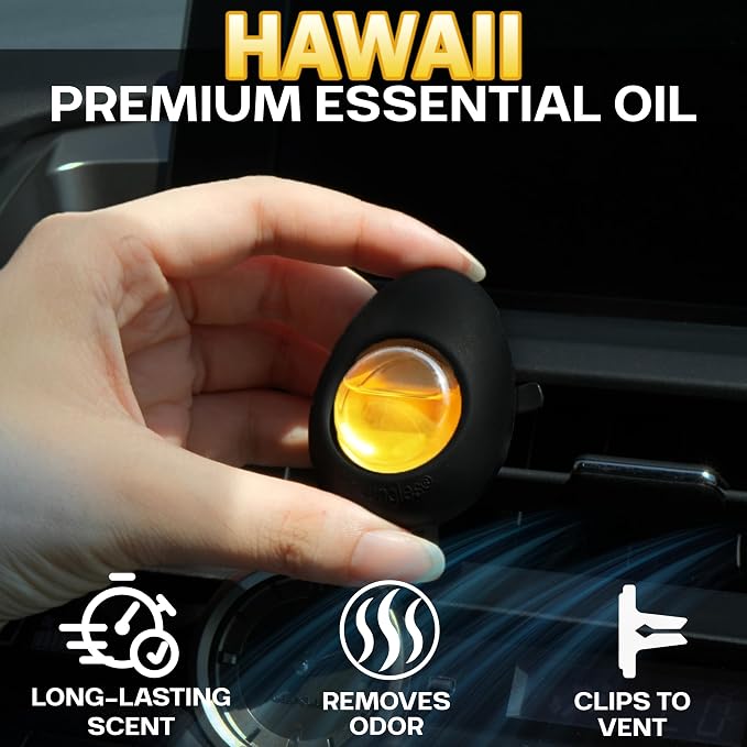 Car Air Freshener Vent Clip 5 Ct, Variety Scent for Men & Women | Long-Lasting Car Odor Eliminator, Easy Clip-On, Up to 150 Days Freshness for Cars, Trucks, and SUVs, 4 mL Each