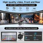 A5L 7" Android Double Din Car Stereo with 1080P DVR Dash Cam & Backup Camera, Wireless CarPlay Android Auto, Wi-Fi/USB Tethering, 24B-EQ DSP, AI Chat, GPS&SWC, HDMI Out, OTA Upgrade