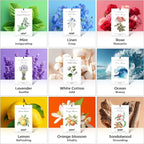 12 Packs Scent Sachets for Closet Clothes Storage - White Cotton Fragrance Long Lasting Home Air Freshener Odor Deodorizer