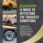 AlloyGator Bronze Rim Protector for Car Wheels (Fits 12-24" Wheel Diameter) - Pack of 4 Premium Alloy Wheel Protector to Avoid Scratches & Scuffs - Adhesive Free Curb Rash Rim Protectors