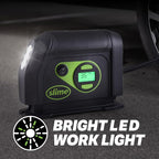 40088 Tire Inflator, Portable Car Air Compressor, Inflate Right automatic shut off, with Digital 99 psi Display, Long Hose and LED Light, 12V, 6 min inflation