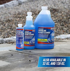 Professional Streak-Free EasyGlide Glass Cleaner Concentrate, 1 Gallon, Ammonia-Free, Makes 100 Gallons of Solution, Safe for Tinted Windows, LOW-E, Windshields and Mirrors