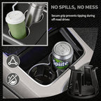 2 Pack Car Cup Holder Insert, Self Adhesive Adjustable Cup Holder Expander with Clamping Arms for 3 Inch Car Cup Slot (2)