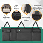 Trunk Hanging Organizer, Backseat Trunk Organizer for SUV, Truck, MPV, Large Capacity Vehicle Storage Bag with Upgraded High-Density Fabric, Space Saving Car Accessories Interior
