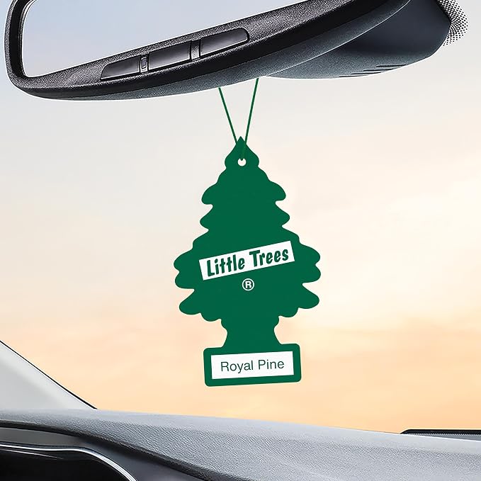 Car Air Freshener | Hanging Tree Provides Long Lasting Scent for Auto and Home | Royal Pine, 24 Air Fresheners