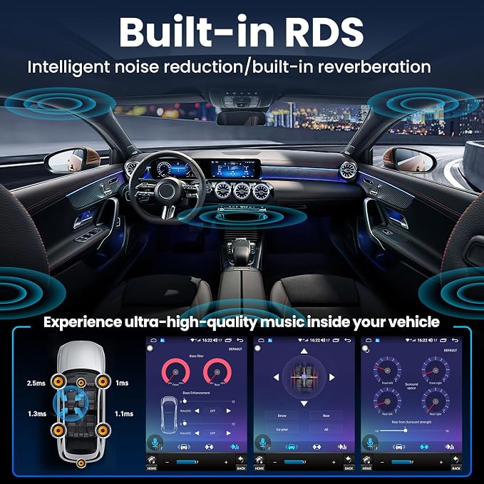 4Core+64GB ROM Tesla-Style Car Radio for Chevrolet Chevy Cruze 2009-2015: 10.4 Inch HD IPS Touchscreen Wireless Carplay Android Auto GPS Backup Camera SWC 5G WiFi Bluetooth 5.0 FM EQ