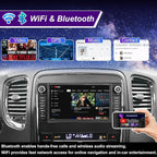 5GWifi Upgrade Radio for Dodge Durango 2011-2013, Jeep Grand Cherokee 2011 2012 2013, 7inch Touchscreen Car Stereo Replacement Apply CarPlay Android Auto GPS Navigation FM DSP Head Unit Backup Camera