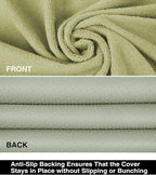 Waterproof Towel Car Seat Cover, Sweatproof Non-Slip Seat Protector, Universal Fit for Front Bucket or Rear Bench Seat of Cars, SUVs, Vans, Trucks, Compatible with Airbags and Armrests