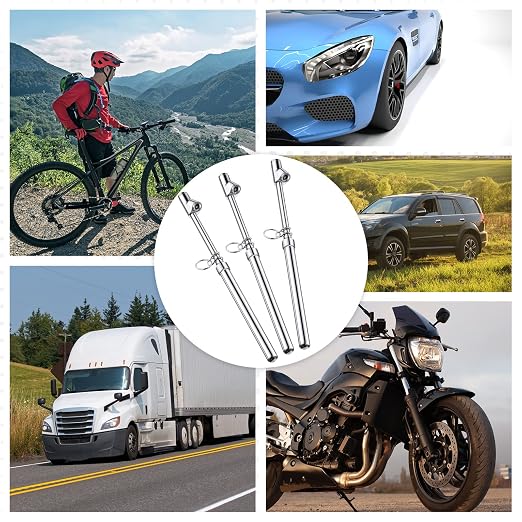 40 Pack Dual Head Tire Pressure Gauge Heavy Duty Air Pressure Tire Gauge for Auto Truck Car RV Van Gage Range 10-150PSI, 1-10Bar (Silver)