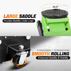 3 Ton Low Profile Floor Jack, Heavy Duty Steel Hydraulic Car Jack with Dual Pistons Quick Lift Pump, Hydraulic Racing Floor Jack, Lifting Range 3" to 20", Green