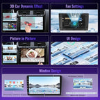 5G Wifi 8-core 4G+64G Car Stereo for Honda Civic 2013-2017 with 9-Inch 1280P QLED Touchscreen Wireless Carplay Android Auto OTA, Bluetooth 5.1 Car Radio DSP/Hi-Res Audio WIFI SWC GPS AHD Backup Camera