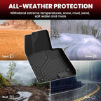 Floor Mats & Cargo Mat for Hyundai Sonata 2020-2026 (Only Fit FWD & Gas) / Kia K5 2021-2026 (Only Fit FWD) All Weather TPE Custom Fit Floor Liners for Car Mats Trunk Mats