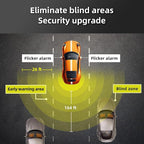 Blind Spot Monitoring System, 77 GHz Millimeter Wave Radar 12V Universal Car Blind Spot Detection System, Sensitive Radar Sensors Blind Area Detection System