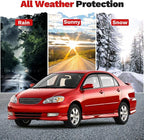 Corolla Rain Guards - Window Visors for Toyota Corolla 2003-2008, Outside-Mount Tape-On Side Window Wind Deflectors for Corolla Accessories, Vent Visors Shades Rainproof 4PCS