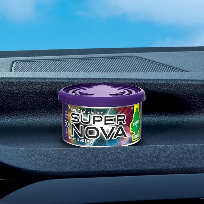 Car Air Freshener | Fiber Can Provides Long Lasting Scent for Auto or Home | Recycled Fiber | Supernova, 4 Air Fresheners