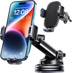 Dash Mounted Phone Holders for Your Car Dash Phone Mount for Car Dashboard Air Vent Multi-Mount 3 in 1 Vehicle Windshield Holder Compatible Multi-Device Clip Desk Mount