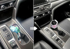 Car Trash Can Cup Holder, Mini Car Trash Can with Lid, Car Accessories for Interior, Leakproof Small Trash Cup for Car, Home with 2 ABS Hooks and 90pcs Trash Bags Silver