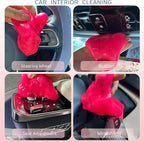 4-Pack Car Cleaning Gels Car Interior Cleaner Putty Slime Auto Detailing Tools Universal Dust Removal Cleaning Kit for Car Accessories Vents 3C Office Four Scented