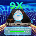 [Apple MFi Certified] iPhone 17 Car Charger Fast Charging, 90W Dual PD Power Cigarette Lighter USB-C Car Charger with 2Pack Type-C Cord for iPhone 17/17 Pro Max/16 Pro/15/Galaxy S26/S25/Pixel