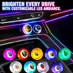 Penguin USB LED Car Portable Interior Multi-Color Atmosphere Lamp | Portable Mini LED Night Light Auto Ambient Lighting, Universal Vehicle Bedroom Decor Car Accessories Gifts for Women Men