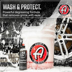 Adam's Polishes Graphene Shampoo Gallon, Graphene Ceramic Coating Infused Car Wash Soap, Powerful Cleaner & Protection In One Step, pH Neutral, High Suds For Foam Cannon, Foam Gun or Detailing Bucket