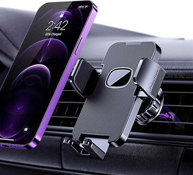 Car Phone Holders for Car Air Vent Phone Mount Universal Automotive Accessories Car Mount Cradles Fit for iPhone Android Smartphones