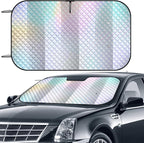 Car Windshield Sun Shade, Folding Car Shades for Front Windows UV Rays Sun Visor Shade, Keeps Your Vehicle Cool