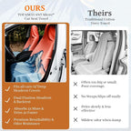 Car Seat Cover Towel for Front Seats Non-Slip with Headrest Pocket & Strap | Universal Fit for Cars Truck SUV|Car Seat Hoodie & Phocho Perfect After Gym Workout, Beach,Yoga and Running|Anti-dog Scratch